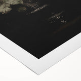 Dark Moody Wall Art - Timeless Floral Elegance in Dramatic Dark Tones