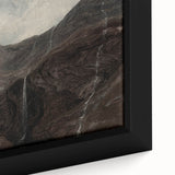 Dark Moody Wall Art: Dramatic Mountain Waterfall - Moody Art Print