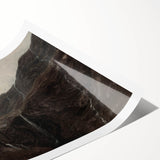 Dark Moody Wall Art: Dramatic Mountain Waterfall - Moody Art Print