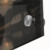 Dark Moody Wall Art: Moonlit Cottage by the Lake - Moody Art Print