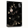 Dark Moody Wall Art - Botanical Elegance with Flowers, Butterflies & Reptiles