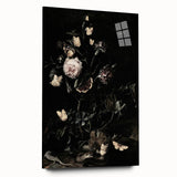 Dark Moody Wall Art - Botanical Elegance with Flowers, Butterflies & Reptiles