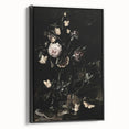 Dark Moody Wall Art - Botanical Elegance with Flowers, Butterflies & Reptiles