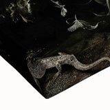 Dark Moody Wall Art - Botanical Elegance with Flowers, Butterflies & Reptiles