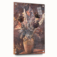 Rustic Floral Still Life - Warm Moody Flowers in a Vintage Vase