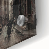 Moody Art Prints - Vintage Street Scene in Timeless Dark Tones