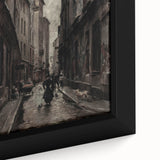 Moody Art Prints - Vintage Street Scene in Timeless Dark Tones