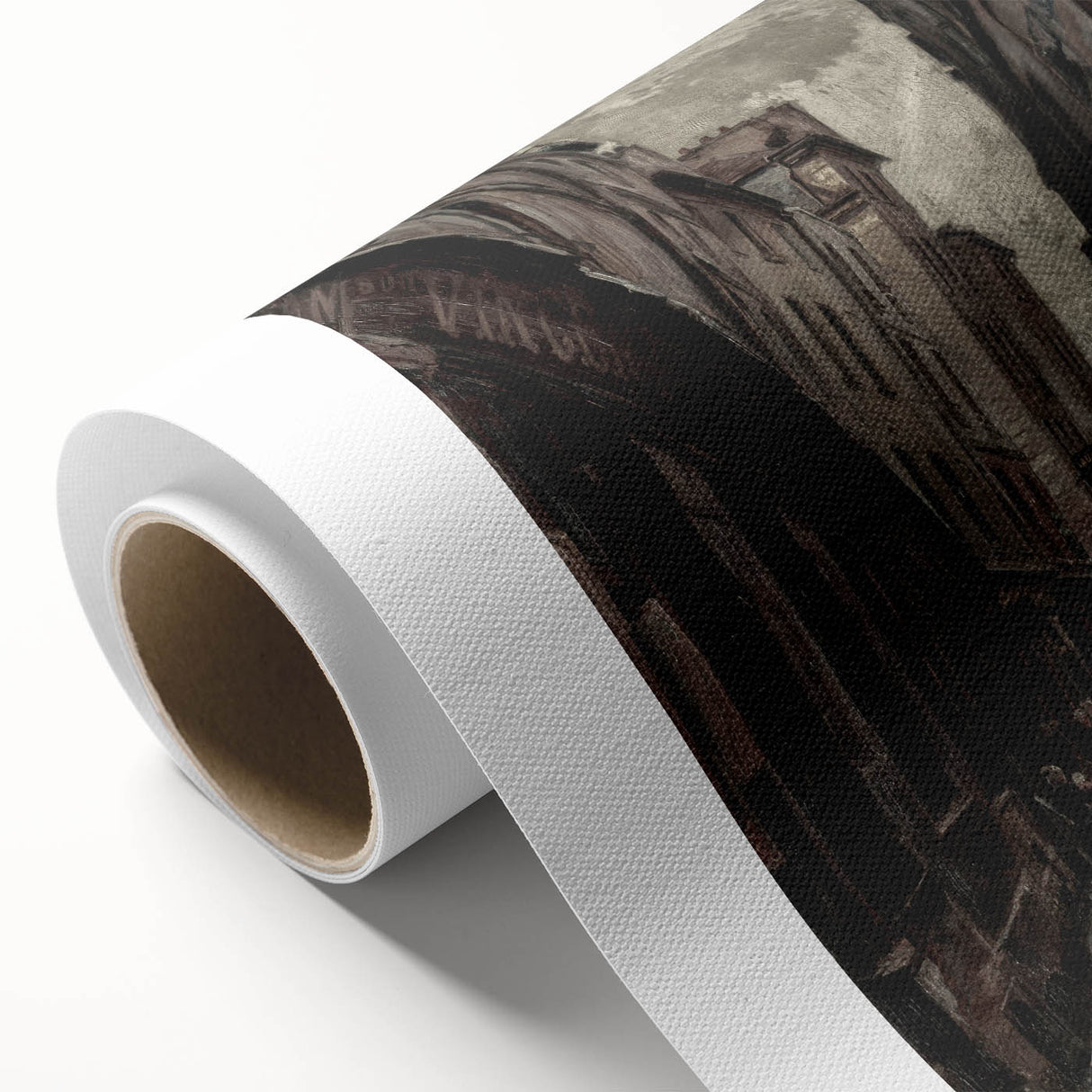 Moody Art Prints - Vintage Street Scene in Timeless Dark Tones