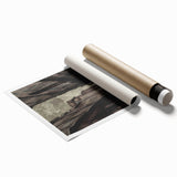 Moody Art Prints - Vintage Street Scene in Timeless Dark Tones