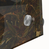 Dark Moody Wall Art | Reflections on Water with Lush Foliage | Nature Art