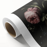 Dark Moody Floral Art - Elegant Flower Arrangement with Rich Lighting