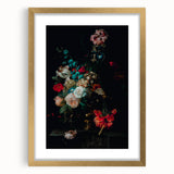 Timeless Dark Prints: Moody Floral Dark Moody Wall Art for Interior Decor