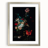 Timeless Dark Prints: Moody Floral Dark Moody Wall Art for Interior Decor