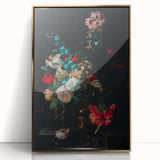 Timeless Dark Prints: Moody Floral Dark Moody Wall Art for Interior Decor