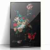 Timeless Dark Prints: Moody Floral Dark Moody Wall Art for Interior Decor