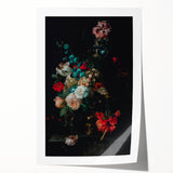 Timeless Dark Prints: Moody Floral Dark Moody Wall Art for Interior Decor