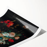 Timeless Dark Prints: Moody Floral Dark Moody Wall Art for Interior Decor