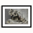 Dark Moody Floral Still Life Art - Timeless Elegance for Interior Decor
