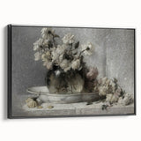 Dark Moody Floral Still Life Art - Timeless Elegance for Interior Decor