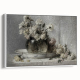 Dark Moody Floral Still Life Art - Timeless Elegance for Interior Decor