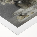 Dark Moody Floral Still Life Art - Timeless Elegance for Interior Decor