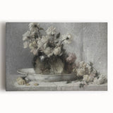 Dark Moody Floral Still Life Art - Timeless Elegance for Interior Decor