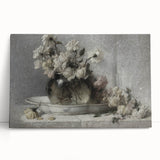 Dark Moody Floral Still Life Art - Timeless Elegance for Interior Decor
