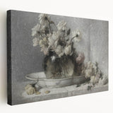 Dark Moody Floral Still Life Art - Timeless Elegance for Interior Decor