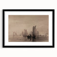 Dark Moody Nautical Art - Atmospheric Sailboats for Timeless Decor