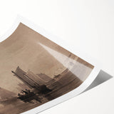 Dark Moody Nautical Art - Atmospheric Sailboats for Timeless Decor