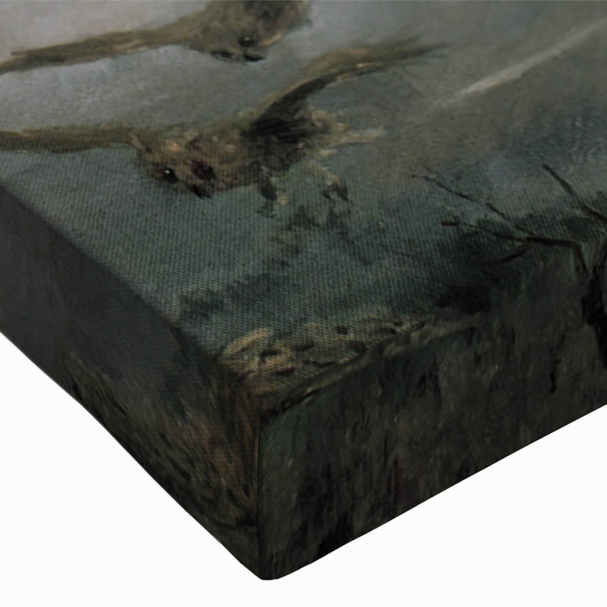 Dark Moody Fantasy Art - Enchanting Flying Carpet Scene for Home Decor