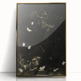 Dark Moody Wall Art with Snakes and Moths | Dramatic Moody Art Prints