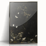 Dark Moody Wall Art with Snakes and Moths | Dramatic Moody Art Prints