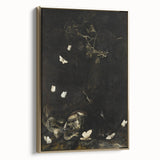 Dark Moody Wall Art with Snakes and Moths | Dramatic Moody Art Prints