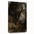 Dark Moody Wall Art | Serene Landscape with Figure in Dramatic Tones