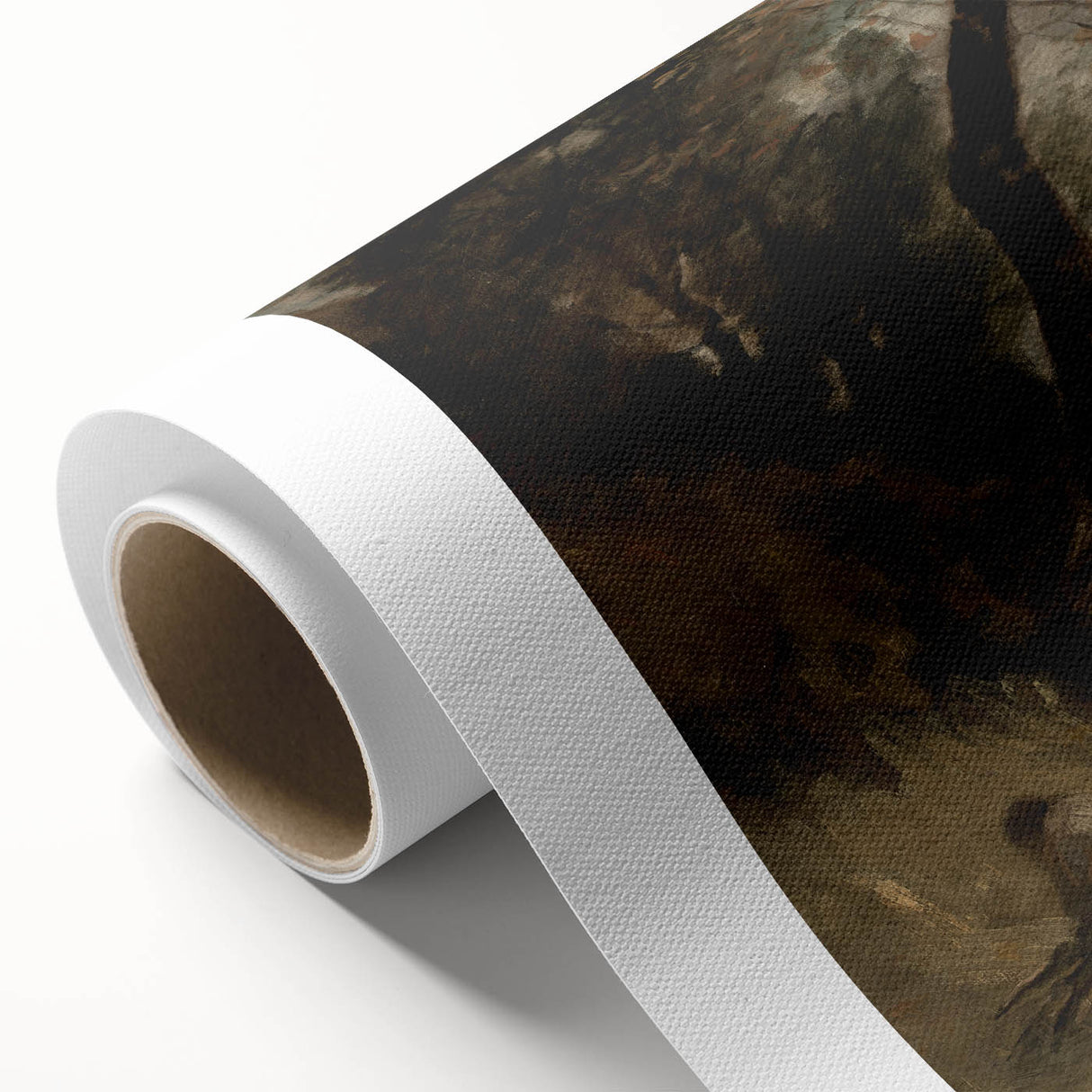Dark Moody Wall Art | Serene Landscape with Figure in Dramatic Tones