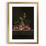 Moody Interior Art: Dark Gooseberry Still Life Print for Home Decor