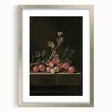 Moody Interior Art: Dark Gooseberry Still Life Print for Home Decor