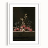 Moody Interior Art: Dark Gooseberry Still Life Print for Home Decor