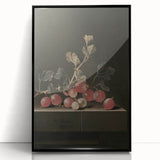 Moody Interior Art: Dark Gooseberry Still Life Print for Home Decor