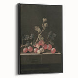Moody Interior Art: Dark Gooseberry Still Life Print for Home Decor