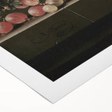 Moody Interior Art: Dark Gooseberry Still Life Print for Home Decor