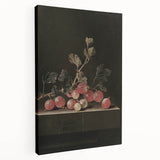 Moody Interior Art: Dark Gooseberry Still Life Print for Home Decor