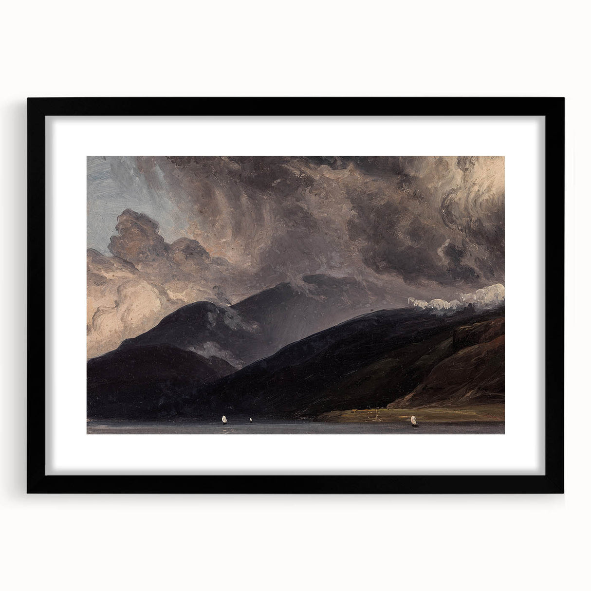 Moody Art Prints - Dark Mountain Scenery for Dramatic Wall Decor
