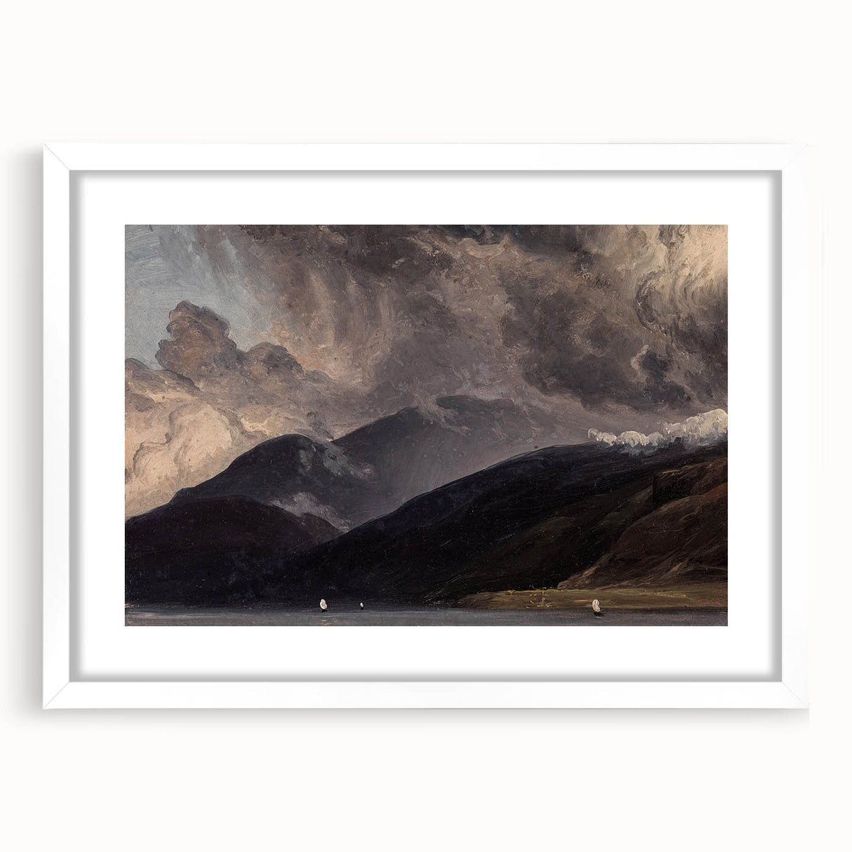 Moody Art Prints - Dark Mountain Scenery for Dramatic Wall Decor