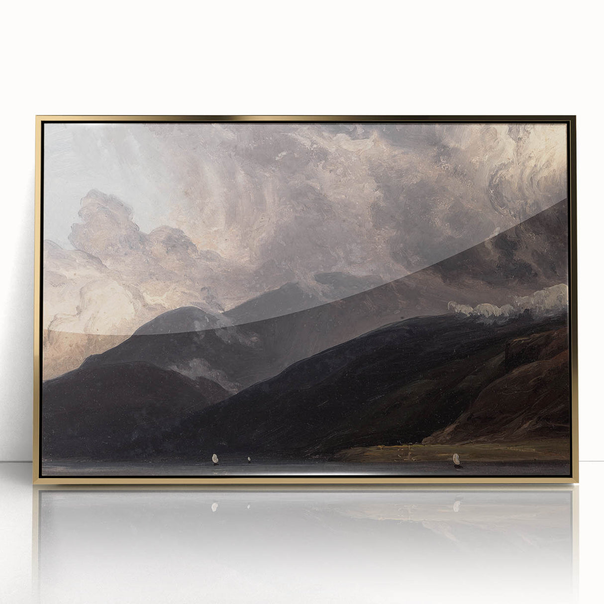 Moody Art Prints - Dark Mountain Scenery for Dramatic Wall Decor