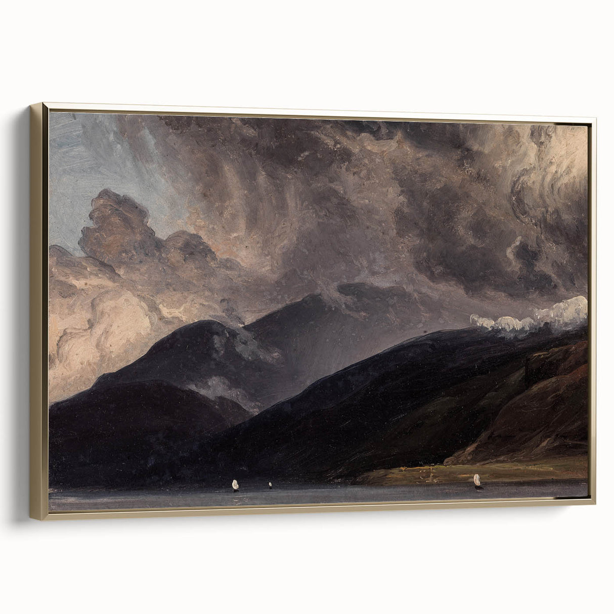 Moody Art Prints - Dark Mountain Scenery for Dramatic Wall Decor