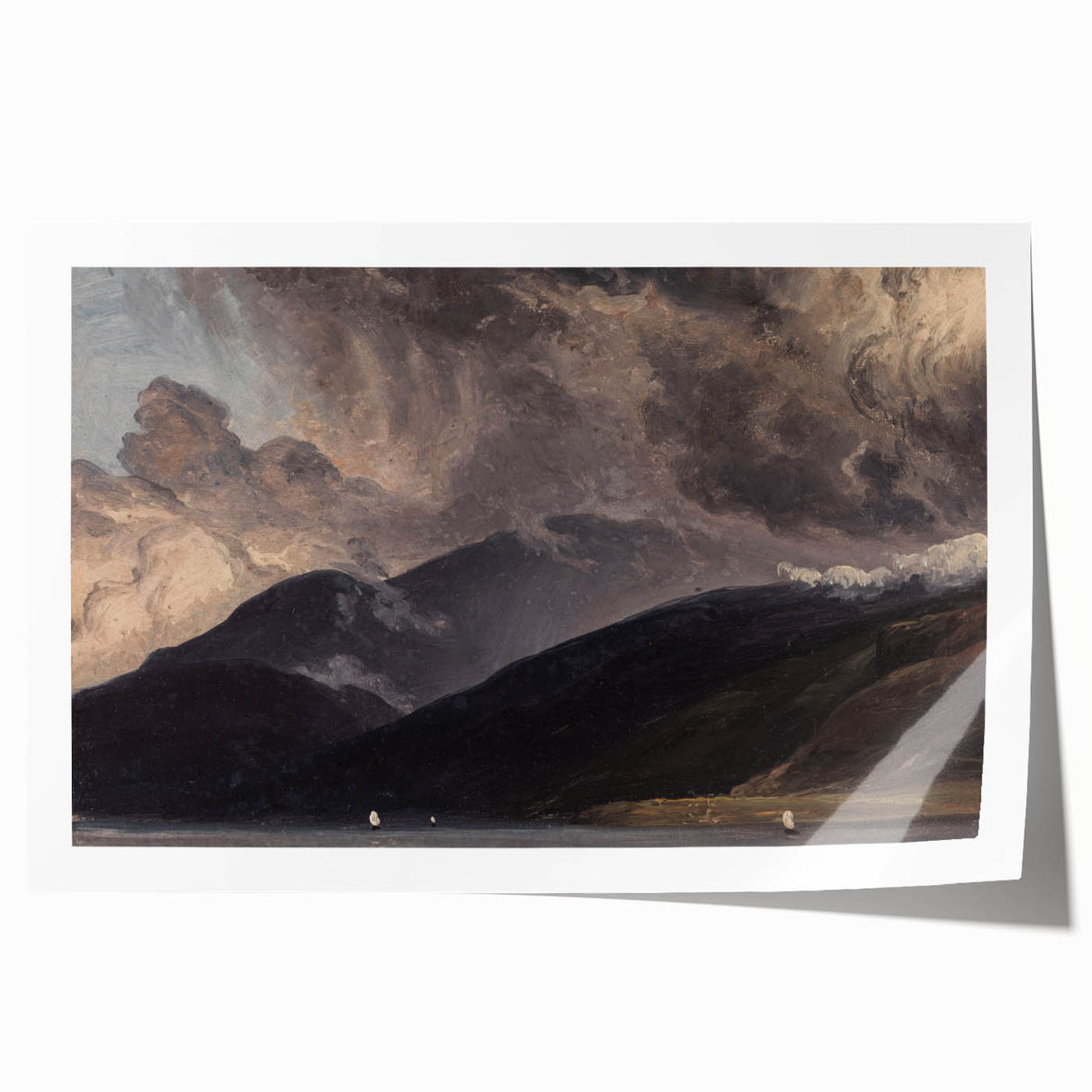 Moody Art Prints - Dark Mountain Scenery for Dramatic Wall Decor