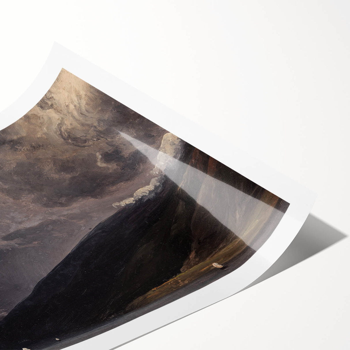 Moody Art Prints - Dark Mountain Scenery for Dramatic Wall Decor