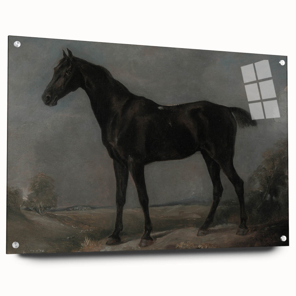 Moody Art Prints - Dark Horse Portrait for Timeless Wall Decor